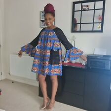 African print lace Ankara Dress, summer outfit ankara clothes 