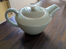 Rare Poole Pottery Cameo Celadon & Cream Twintone Teapot