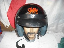 vintage open face motorcycle