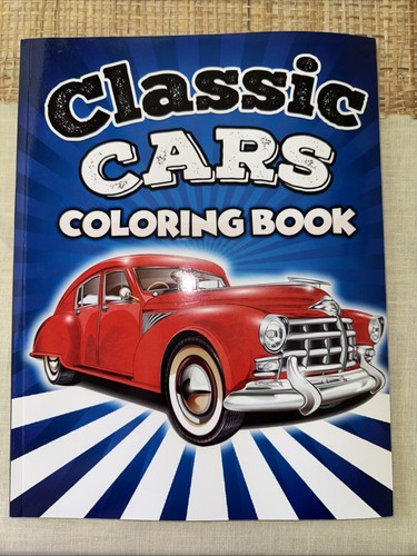 Classic cars coloring - cars, book