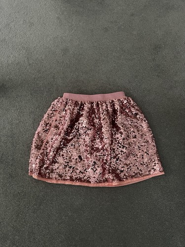 Girls pink sequin skirt - pink,