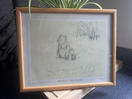 Vintage framed winnie the pooh - framed,