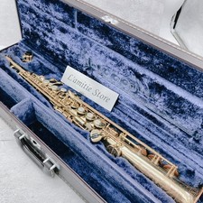 Yamaha YSS-62 & Hard Case Soprano Saxophone Sax Tested Vintage YSS62 Japan As-Is