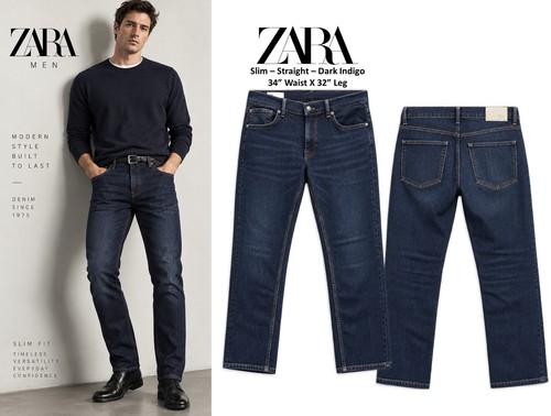 Zara mens jeans - mens, very