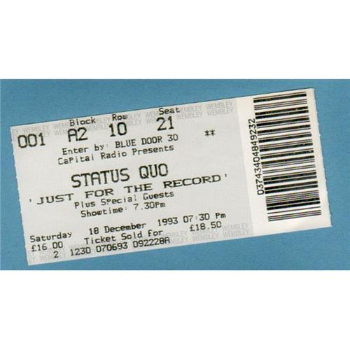 Status quo wembley stadium - status,