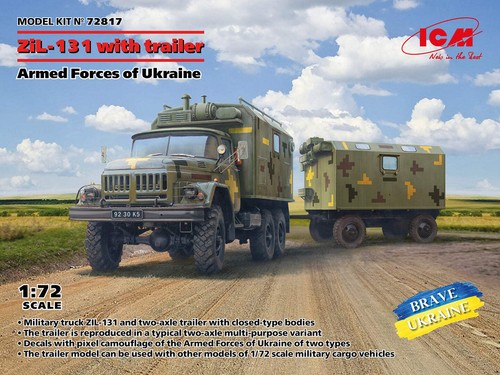 Icm 72817 zil 131 - 1:72, truck