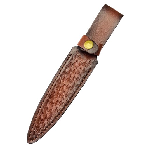 Leather scabbard for small - leather,