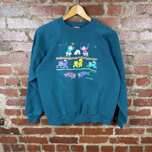 Vintage alaska sweatshirt - alaska, mens