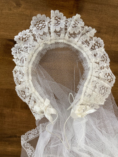 Vtg 1960s 1st communion halo - communion,