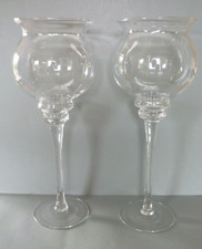 Pedestal Stem Glass Candle Holder Flower Display Vase XL: Wedding Christmas