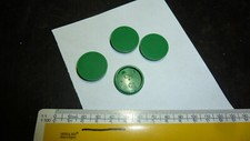 100x Linear Guide Rail Plug Cover caps green C14 23mm Diameter