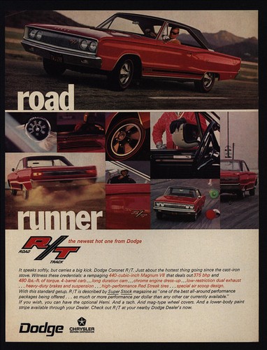 1967 dodge coronet car - r/t,