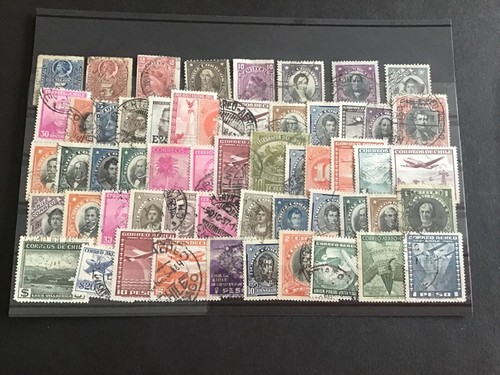 Chile vintage stamps r38294 - stamps,
