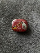 Gramophone Phonograph Needle Tin HMV Nipper Dog Loud Red + Mostly New Needles