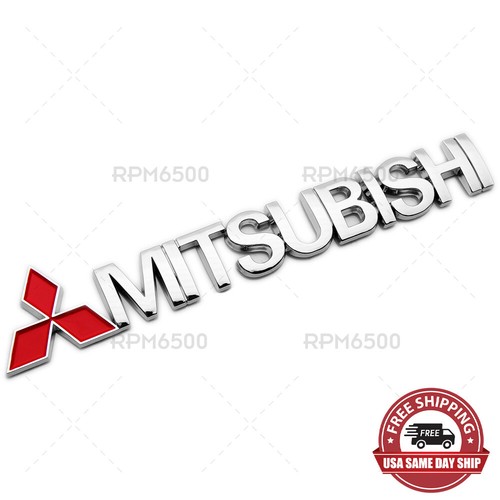 For mitsubishi chrome logo - for,