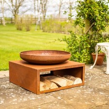 Tierra Fire Pit Bowl & Log