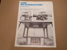 Lambourn Q cabs for Roadless tractors 1970s original sales brochure leaflet