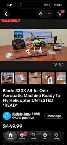 Blade 330x aerobatic 3d - blade,