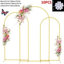 Large Wedding Arch Door Backdrop Stand Flower Display Frame Backdrop Metal Rack