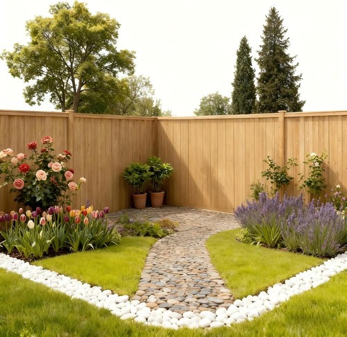 6ft dog ear fence - dog-ear,