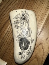 ￼ Whale Tooth Scrimshaw