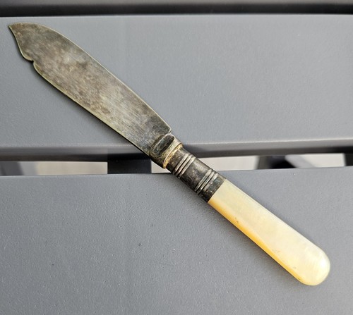 Antique butter knife mother - knife, of