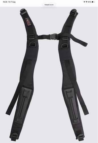 Macpac quantum shoulder straps - macpac,