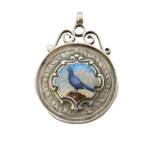 Sterling silver enamel - sterling, &