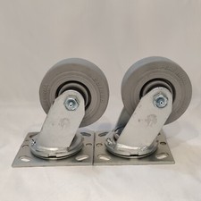 Set of 2 Colson Caster Wheel Swivel 4”x1.5” Encore 4 Series Performa 4.04109.449