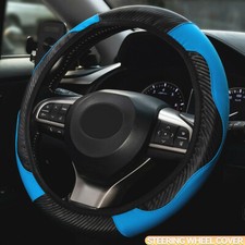 BLUE BLACK STEERING WHEEL