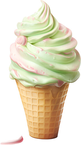 Pastel doodle icecream - pastel,