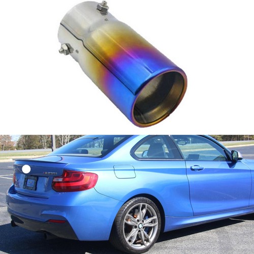 Blue exhaust pipe - exhaust,