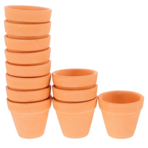 Mini terracotta plant pots - pots, set