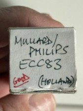 Vintage mullard philips ecc83 - mullard/philips,