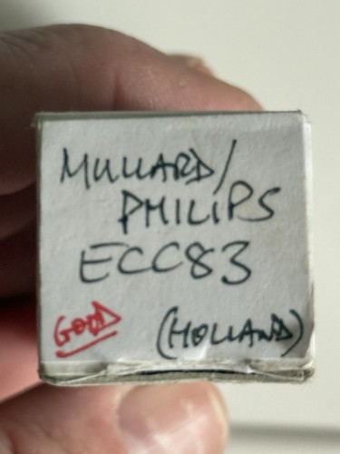 Vintage mullard philips ecc83 - mullard/philips,