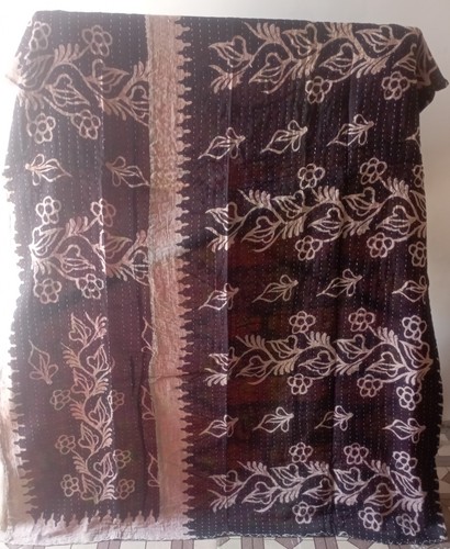 Vintage kantha quilt patchwork - kantha,