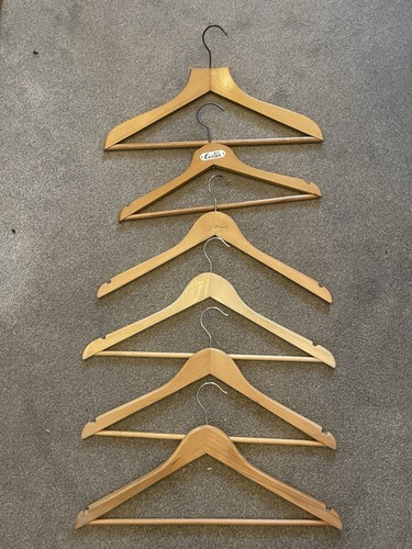 Wooden coat hangers with - wooden,