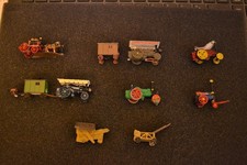 Collection of white metal n gauge steam vehicles made and painted