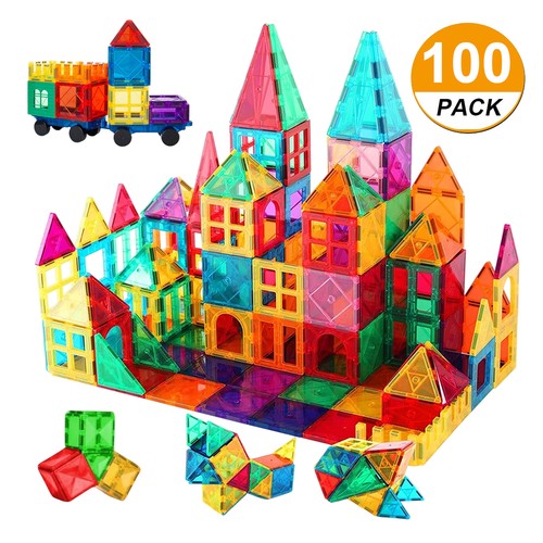Magnetic tiles 100 piece - tiles,