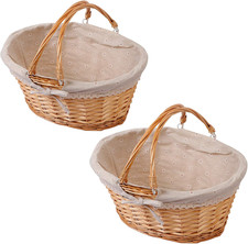 2 Packs Wicker Woven Basket
