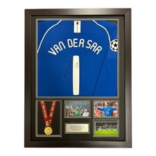 Edwin van der Sar signed shirt FRAMED EXACT PROOF JERSEY Manchester United 2008