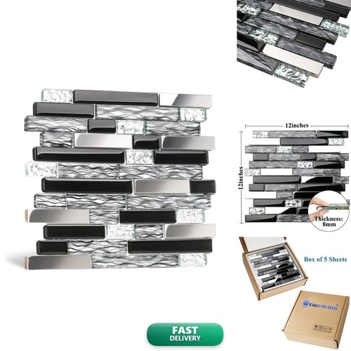 Blujellyfish glass metal tiles - blujellyfish,
