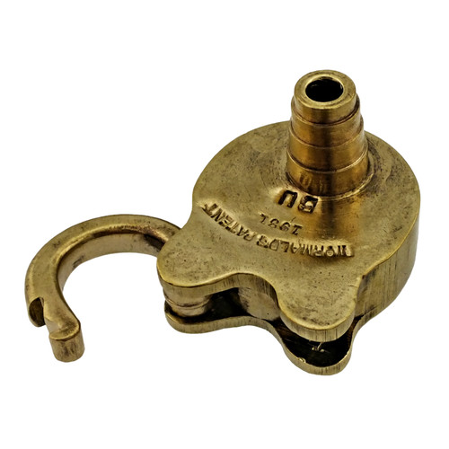 Key antique padlock genuine - no,
