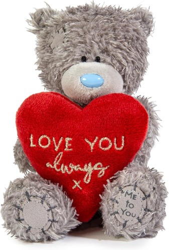 Unique grey tatty teddy love - teddy, 'love