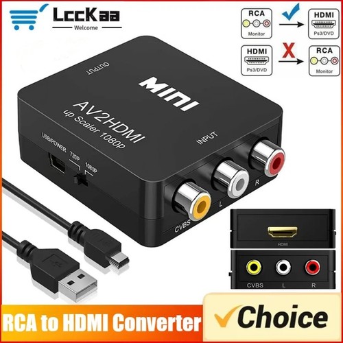 Hdmi 1080p rca cvbs - av,