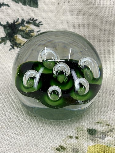 Vintage green and clear - and,