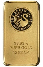 20 gram Gold Bar - Perth Mint
