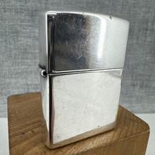 1997  SILVER PLATE Zippo - new flint, working order - good condition