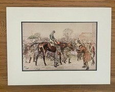 Horse Print In a 8x6 Mount By