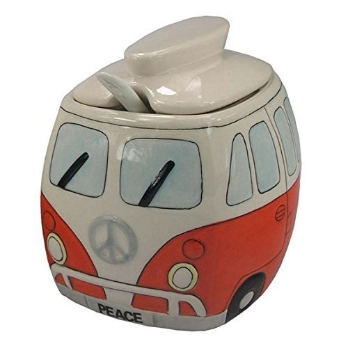 Ceramic camper sugar - ceramic, dispenser